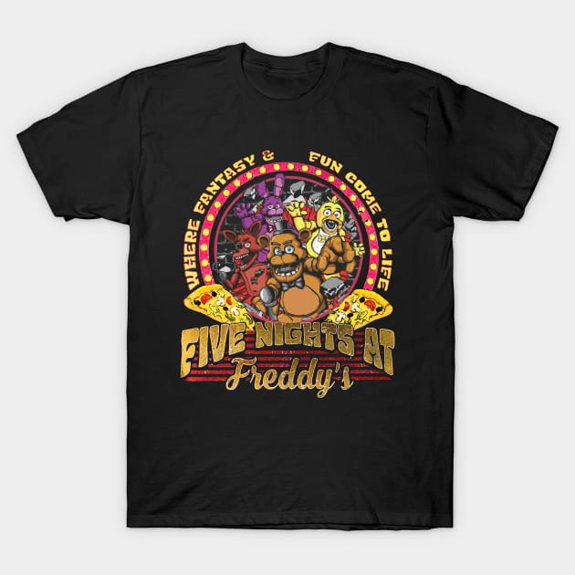 Five nights at freddys party T-Shirt by huskaria